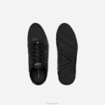 Lacoste נעלי ספורט טקסטיל של menerva DZ4D0D1701 שחור 02h גברים - Image 4