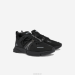 Lacoste נעלי ספורט טקסטיל l003 DZ4D0D1796 שחור 02h גברים - Image 2