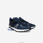 Lacoste נעלי ספורט טקסטיל l003 DZ4D0D1797 נייבי ולבן 092 גברים - Image 2
