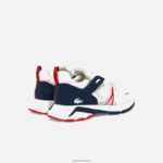 Lacoste נעלי ספורט טקסטיל l003 DZ4D0D1799 לבן/צי ואדום 407 גברים - Image 2