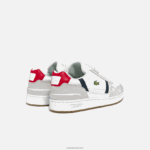 Lacoste נעלי ספורט טריקולור טריקולור וזמש DZ4D0D1836 לבן/צי ואדום 407 גברים - Image 3
