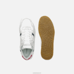 Lacoste נעלי ספורט טריקולור טריקולור וזמש DZ4D0D1836 לבן/צי ואדום 407 גברים - Image 4
