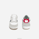Lacoste נעלי ספורט טריקולור טריקולור וזמש DZ4D0D1836 לבן/צי ואדום 407 גברים - Image 5