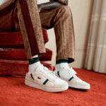 Lacoste נעלי ספורט טריקולור טריקולור וזמש DZ4D0D1836 לבן/צי ואדום 407 גברים - Image 7