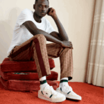 Lacoste נעלי ספורט טריקולור טריקולור וזמש DZ4D0D1836 לבן/צי ואדום 407 גברים - Image 8