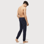 Lacoste נעלי ספורט טרקלין צמר כותנה DZ4D0D1477 כחול כהה 423 גברים - Image 2