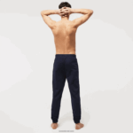 Lacoste נעלי ספורט טרקלין צמר כותנה DZ4D0D1477 כחול כהה 423 גברים - Image 3