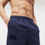 Lacoste נעלי ספורט טרקלין צמר כותנה DZ4D0D1477 כחול כהה 423 גברים - Image 4