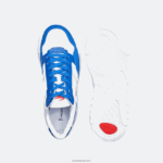 Lacoste נעלי ספורט לוקס מעור game advance DZ4D0D1707 לבן/כחול 080 גברים - Image 4