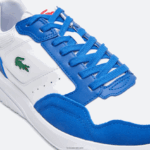Lacoste נעלי ספורט לוקס מעור game advance DZ4D0D1707 לבן/כחול 080 גברים - Image 6