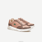 Lacoste נעלי ספורט לוקס מעור game advance DZ4D0D1902 חום לבן 2c3 גברים - Image 2