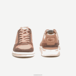 Lacoste נעלי ספורט לוקס מעור game advance DZ4D0D1902 חום לבן 2c3 גברים - Image 5