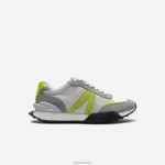 Lacoste נעלי ספורט מנוגדות בצבע עור דלוקס l-spin DZ4D0D1788 ירוק אפור בהיר 7a8 גברים