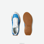 Lacoste נעלי ספורט מנוגדות בצבע עור דלוקס l-spin DZ4D0D1790 כחול כהה bn1 גברים - Image 4
