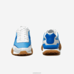 Lacoste נעלי ספורט מנוגדות בצבע עור דלוקס l-spin DZ4D0D1790 כחול כהה bn1 גברים - Image 5
