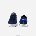 Lacoste נעלי ספורט מנוגדות בצבע עור powercourt DZ4D0D1900 נייבי ואוף לבן j18 גברים - Image 5