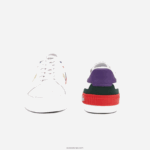 Lacoste נעלי ספורט מסוג l004 טקסטיל צבעוני DZ4D0D2730 לבן ורוד 06c נשים - Image 4