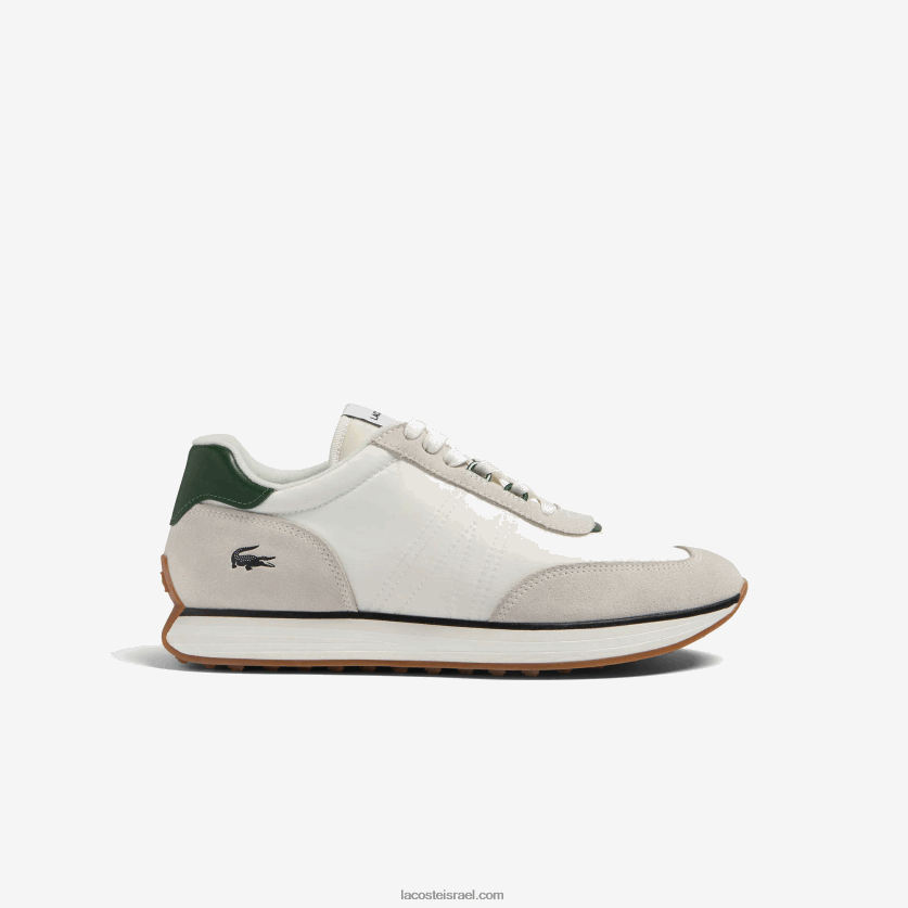 Lacoste נעלי ספורט מסוג l-spin DZ4D0D1747 לבן וירוק כהה 1r5 גברים - Image 1