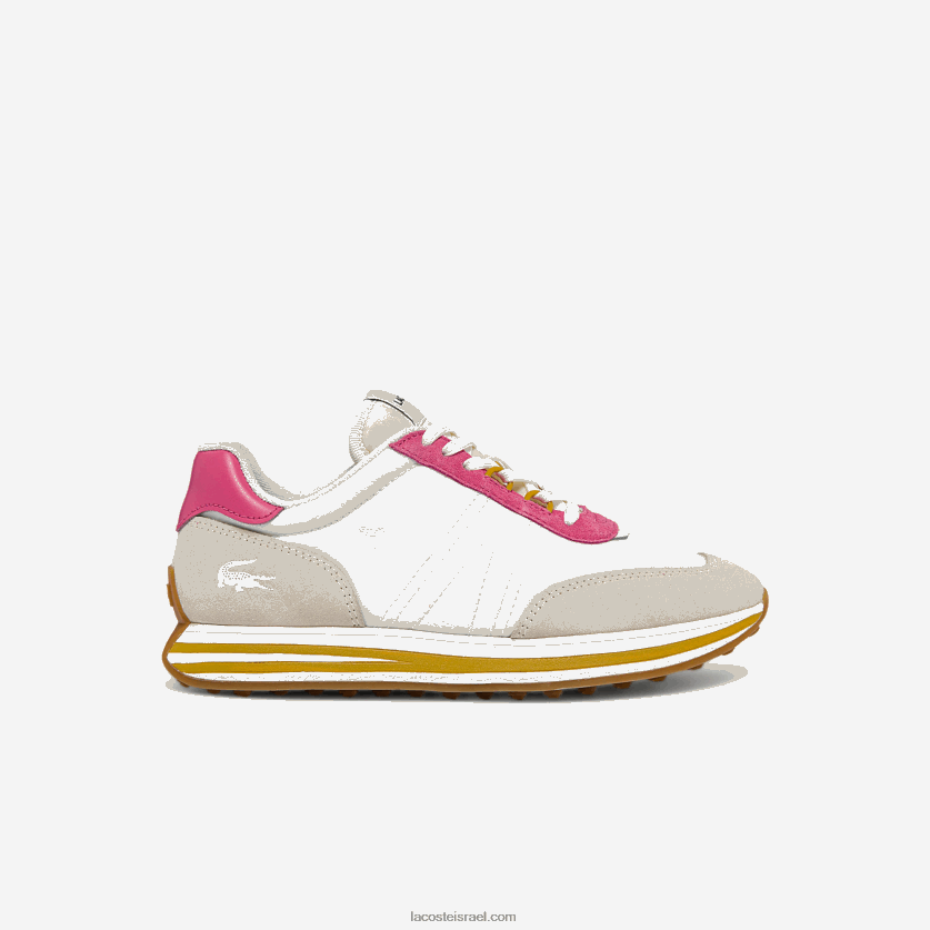 Lacoste נעלי ספורט מסוג l-spin DZ4D0D2752 לבן וורוד b53 נשים - Image 1