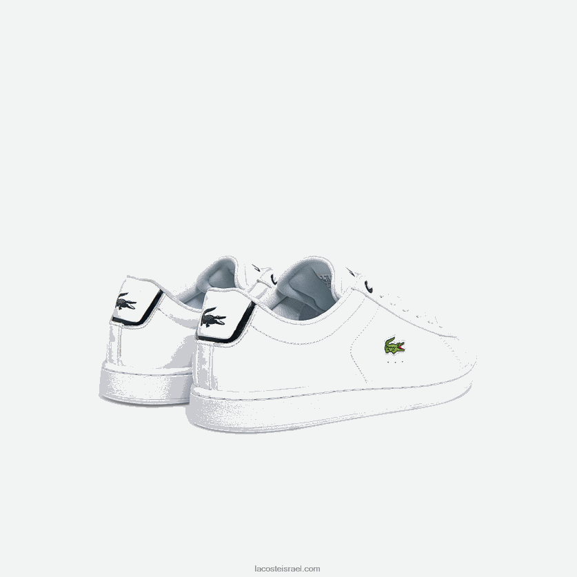 Lacoste נעלי ספורט מעור carnaby bl DZ4D0D1815 לבן & נייבי 042 גברים - Image 3