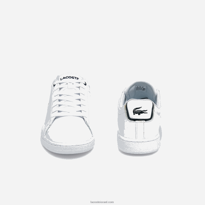Lacoste נעלי ספורט מעור carnaby bl DZ4D0D1815 לבן & נייבי 042 גברים - Image 5