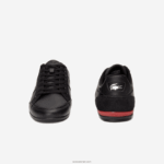 Lacoste נעלי ספורט מעור chaymon DZ4D0D1708 שחור אדום 1b5 גברים - Image 5