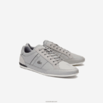 Lacoste נעלי ספורט מעור chaymon DZ4D0D1709 אפור שחור 276 גברים - Image 2