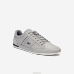 Lacoste נעלי ספורט מעור chaymon DZ4D0D1709 אפור שחור 276 גברים