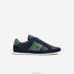 Lacoste נעלי ספורט מעור chaymon DZ4D0D1735 נייבי וירוק 2s3 גברים