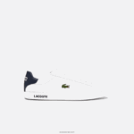 Lacoste נעלי ספורט מעור בוגר DZ4D0D1912 לבן & נייבי 042 גברים