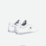 Lacoste נעלי ספורט מעור בית המשפט DZ4D0D1913 לבן 21 גרם גברים - Image 3