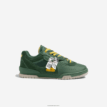 Lacoste נעלי ספורט מעור וטקסטיל m89 DZ4D0D1749 ירוק 1m8 גברים