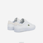 Lacoste נעלי ספורט מעור מעור פאוורקורט DZ4D0D1845 לבן 21 גרם גברים - Image 3