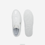 Lacoste נעלי ספורט מעור מעור פאוורקורט DZ4D0D1845 לבן 21 גרם גברים - Image 4