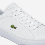 Lacoste נעלי ספורט מעור מעור פאוורקורט DZ4D0D1845 לבן 21 גרם גברים - Image 5