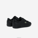 Lacoste נעלי ספורט מעור מעור פאוורקורט DZ4D0D1846 שחור 02h גברים - Image 3