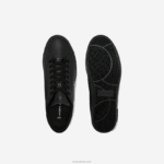 Lacoste נעלי ספורט מעור מעור פאוורקורט DZ4D0D1846 שחור 02h גברים - Image 4
