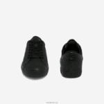 Lacoste נעלי ספורט מעור מעור פאוורקורט DZ4D0D1846 שחור 02h גברים - Image 5