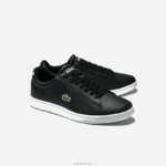 Lacoste נעלי ספורט מעור מצופה רשת של carnaby evo DZ4D0D2717 שחור 024 נשים - Image 2