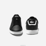 Lacoste נעלי ספורט מעור מצופה רשת של carnaby evo DZ4D0D2717 שחור 024 נשים - Image 5
