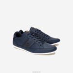 Lacoste נעלי ספורט מעור צ'יימון וסינטטי DZ4D0D1714 חום כהה כהה 2e6 גברים - Image 2