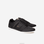 Lacoste נעלי ספורט מעור צ'יימון וסינטטי DZ4D0D1715 חאקי שחור 2h5 גברים - Image 2