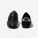 Lacoste נעלי ספורט מעור רצועת מיסאנו DZ4D0D1726 שחור ואפור בהיר 2a2 גברים - Image 5