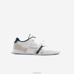 Lacoste נעלי ספורט מעור רצועת מיסאנו DZ4D0D1727 לבן & נייבי 042 גברים