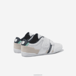 Lacoste נעלי ספורט מעור רצועת מיסאנו DZ4D0D1727 לבן & נייבי 042 גברים - Image 3