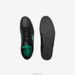 Lacoste נעלי ספורט מעור שיימון וסיבי פחמן DZ4D0D1770 שחור וירוק 1b4 גברים - Image 3