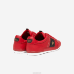 Lacoste נעלי ספורט מעור שיימון וסיבי פחמן DZ4D0D1772 אדום שחור ds9 גברים - Image 3