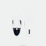 Lacoste נעלי ספורט מעור שיימון וסיבי פחמן DZ4D0D1771 לבן 21 גרם גברים - Image 4