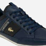 Lacoste נעלי ספורט מעור שיימון וסיבי פחמן DZ4D0D1769 חיל הים nb0 גברים - Image 6
