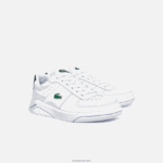 Lacoste נעלי ספורט מעור game advance DZ4D0D1916 לבן וירוק כהה 1r5 גברים - Image 2